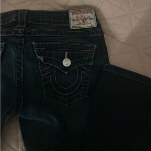 True Religion Low rise bootcut jeans